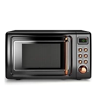 0.7Cu.ft Retro Countertop Microwave Oven 700W Led