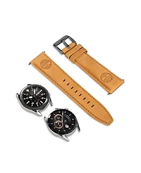 Timberland Unisex Lacandon Wheat Genuine Leather Universal Smart Watch Strap 22mm