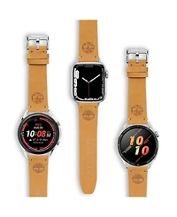 Timberland Unisex Ashby Wheat Genuine Leather Universal Smart Watch Strap 20mm