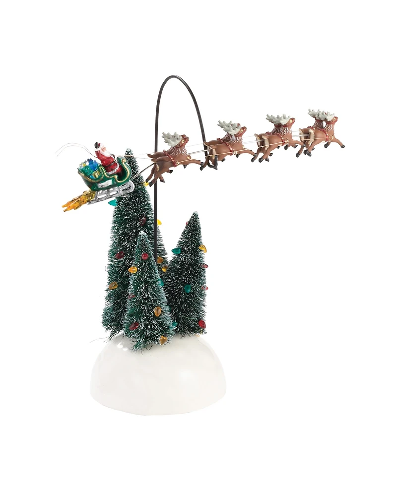 Department 56 National Lampoon's Christmas Vacation Village Animated Flaming Sleigh Collectible Figurine
