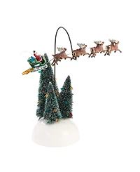 Department 56 National Lampoon's Christmas Vacation Village Animated Flaming Sleigh Collectible Figurine