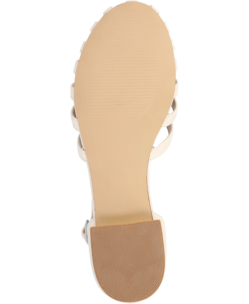 Journee Collection Women's Joannah Fisherman Ankle Strap Flat