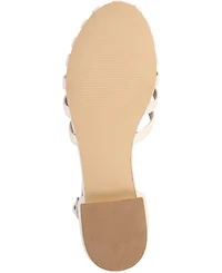 Journee Collection Women's Joannah Fisherman Ankle Strap Flat
