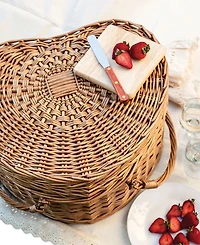 Picnic Time Heart Picnic Basket