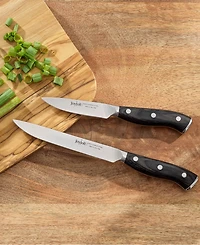 JoyJolt 2 Piece Utility Knife High Carbon Steel Kitchen Knife Set