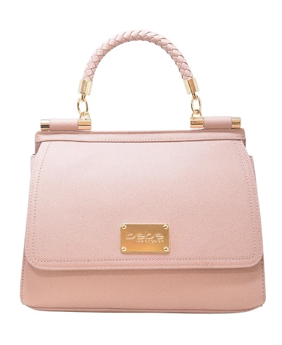 bebe Women's Natalie Top Handle Satchel Bag