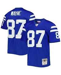 Men's Mitchell & Ness Reggie Wayne Royal Indianapolis Colts 2006 Legacy Replica Jersey