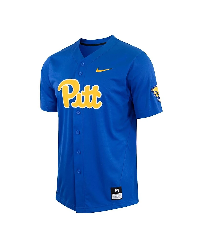 Men's Nike Royal Pitt Panthers Replica Baseball Jersey