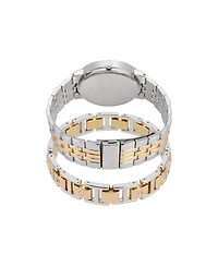 Jones New York Men's Analog Two Tone Metal Alloy Bracelet Watch