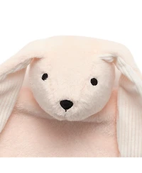 Lambs & Ivy Pink Bunny Soft Baby/Child/Toddler Plush Lovey Security Blanket