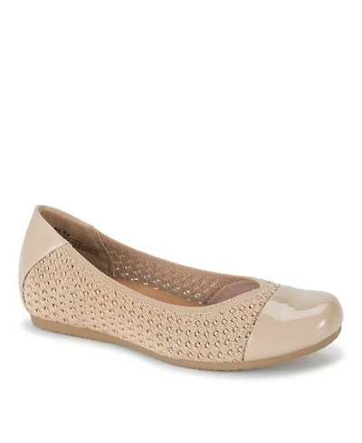 Baretraps Women's Mia Cap Toe Ballet Flats