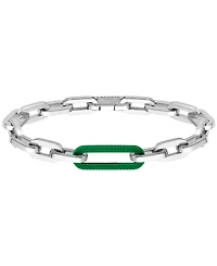 Lacoste Men's Stainless Steel Paperclip Chain Bracelet