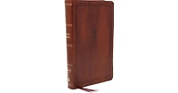 Nkjv, End-of-Verse Reference Bible, Personal Size Large Print, Leathersoft, Brown, Red Letter, Comfort Print: Holy Bible, New King James Version by Th
