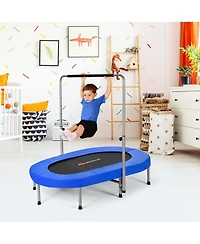 Foldable Trampoline Double Mini Kids Fitness Rebounder
