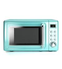 0.7Cu.ft Retro Countertop Microwave Oven 700W Led