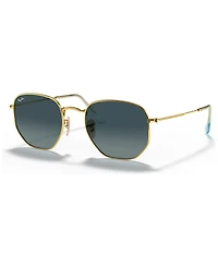 Ray-Ban Unisex Sunglasses, RB3548N Hexagonal Flat Lenses