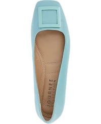 Journee Collection Women's Zimia Buckle Square Toe Ballet Flats