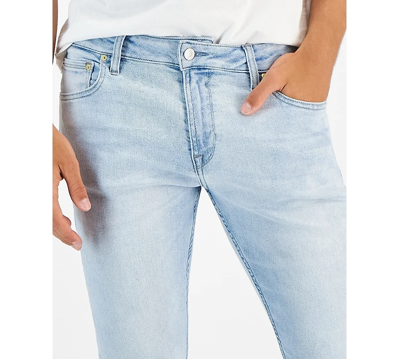 Guess Men's Light-Wash Slim Tapered Fit Jeans