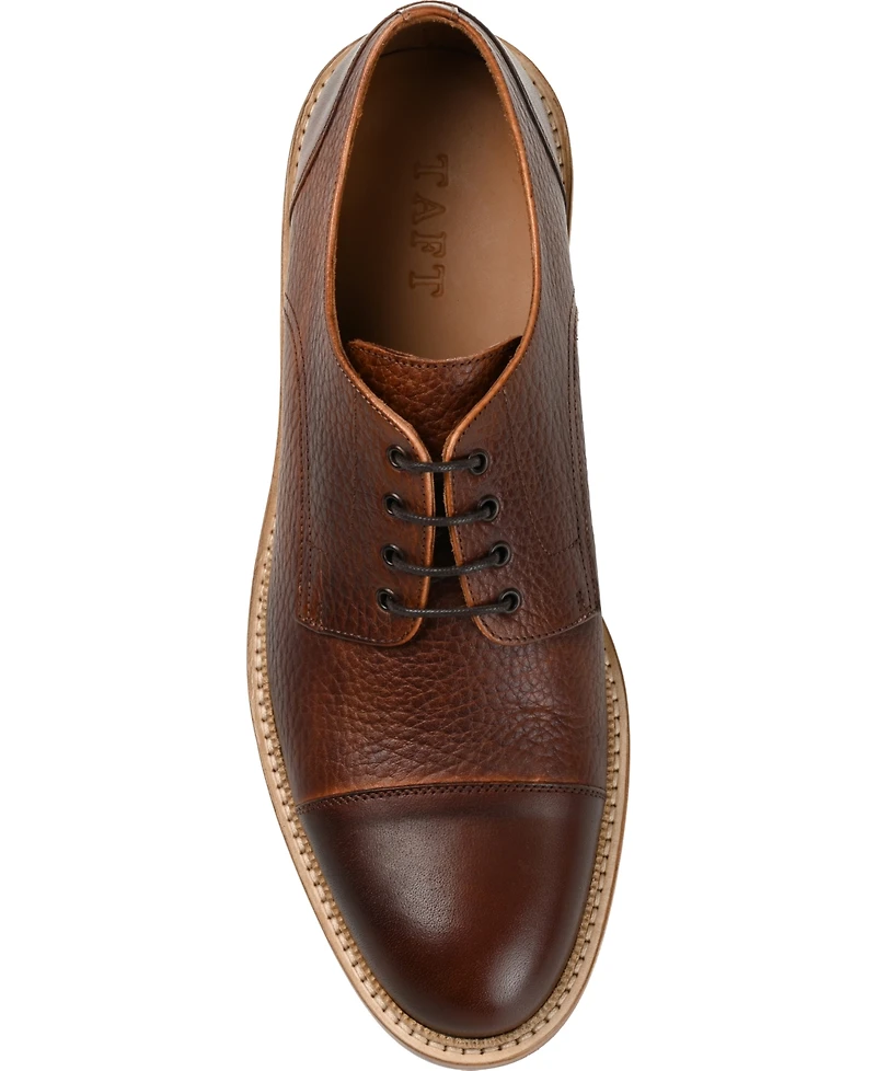 Taft Men's Rome Full-Grain Leather Cap Toe Dress Shoes