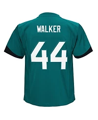 Toddler Boys and Girls Nike Travon Walker Teal Jacksonville Jaguars Game Jersey