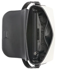 Calvin Klein Millie Small Convertible Shoulder Bag with Striped Crossbody Strap