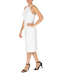julia jordan Halter-Neck Sleeveless Sheath Dress