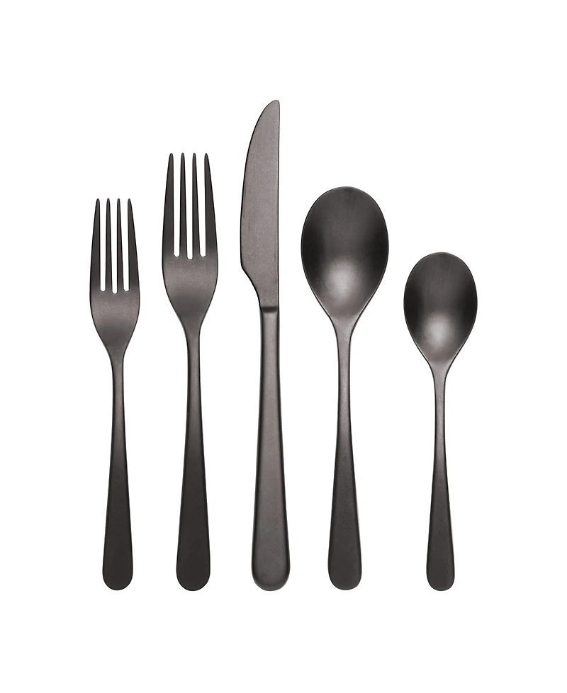 Oneida Kenbrook Tumbled 20 Piece Everyday Flatware Set, Service For 4