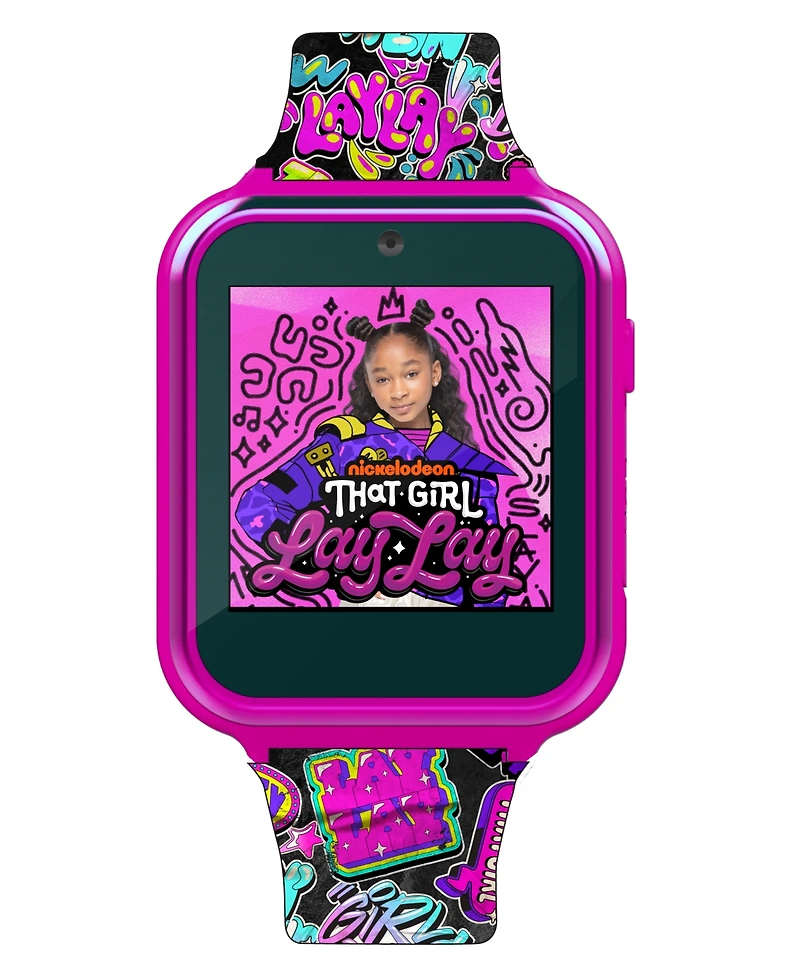 Nickelodeon Children's that Girl Lay Lay Purple Silicone Smart Watch 38mm