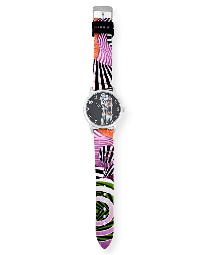 Disney Children's Nightmare before Christmas Analog Black Silicone Strap Watch 32mm