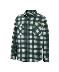 Men's Colosseum Green Ndsu Bison Ellis Full-Snap Jacket