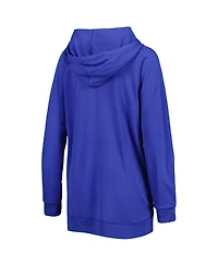 Women's Touch Royal Los Angeles Dodgers Pre-Game Raglan Pullover Hoodie