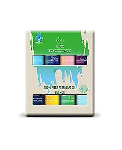 Pursonic 8 Pack 100% Pure Essential Aromatherapy Oils