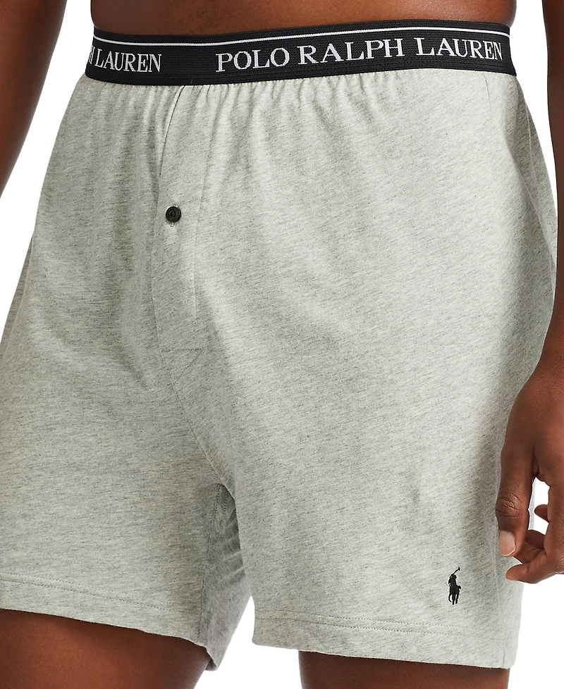 Polo Ralph Lauren Men's 3-Pack Cotton Classic Knit Boxers