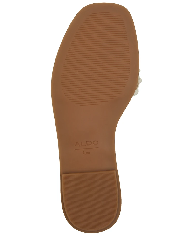 Aldo Women's Seazen Lace-Up Ankle-Tie Flat Sandals