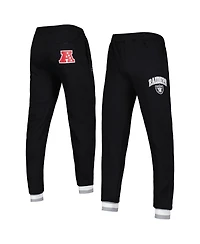 Men's Starter Black Las Vegas Raiders Blitz Fleece Jogger Pants