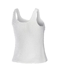 Women's Wear by Erin Andrews Cream Chicago Bears Plus Cozy Scoop Neck Tank Top and Pants Set