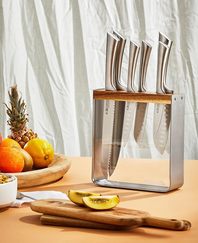 Cuisine::pro Damashiro Kinzoku Knife Block Set, 7 Piece