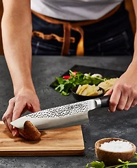 Cuisine::pro Damashiro Emperor Mokuzai Knife Block Set, 7 Piece