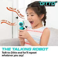 Force1 Ditto Mini Voice Changer Robot Toy for Kids - Blue