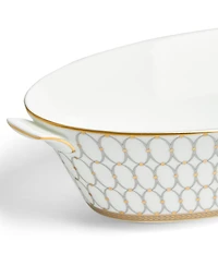 Renaissance Grey Open Oval Vegetable Dish