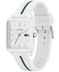 Lacoste Men's Studio White Silicone Strap Watch 36mm x 38mm