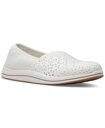 Clarks Women's Cloudsteppers Breeze Emily Perforated Loafer Flats
