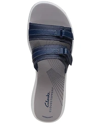 Clarks Women's Cloudsteppers Breeze Piper Comfort Slide Sandals
