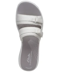 Clarks Women's Cloudsteppers Breeze Piper Comfort Slide Sandals