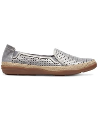 Clarks Women's Elaina Ruby Slip-On Espadrille Flats