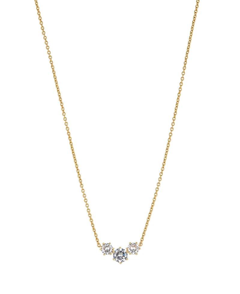 Eliot Danori Cubic Zirconia Mini Frontal Necklace, Created for Macy's