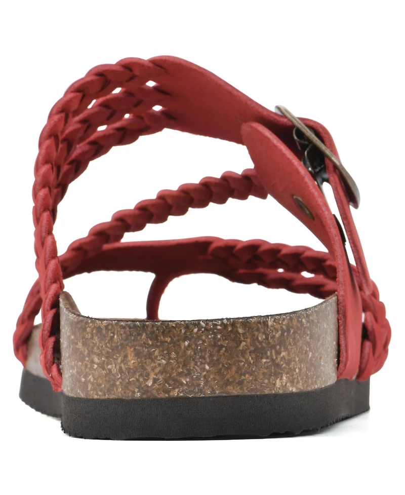 White Mountain Women's Hayleigh Footbed Sandals