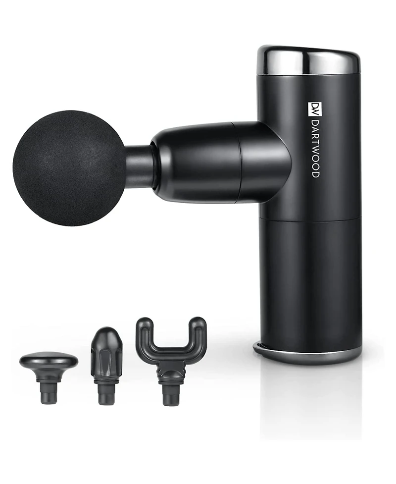 Dartwood Deep Tissue Mini Massage Gun - Quiet and Portable Handheld Massager for Treating Muscle Soreness, Back Pain and Body Ache