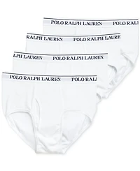 Polo Ralph Lauren Men's 4-Pack Classic-Fit Mid-Rise Briefs