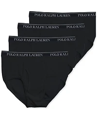 Polo Ralph Lauren Men's 4-Pack Classic-Fit Mid-Rise Briefs